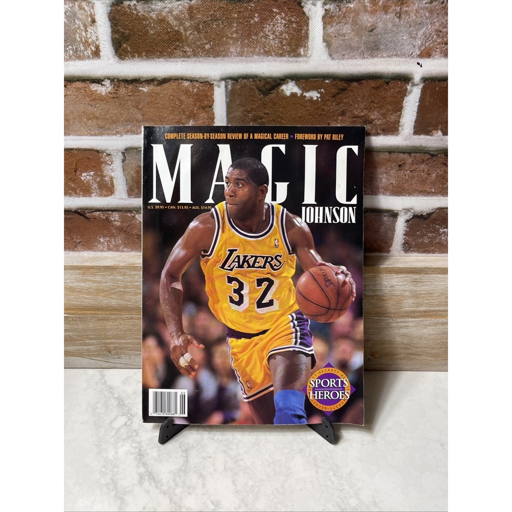 Magic Johnson Sports Hero's Magazine